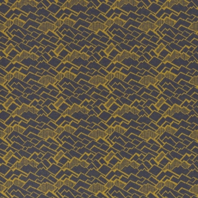 Jaquardjersey | Ridge by Käselotti | Senfgelb